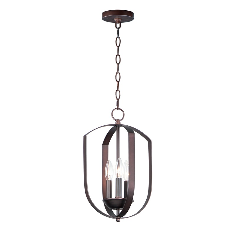 Maxim 10033OI Provident Three Light Chandelier, Oil Rubbed Bronze