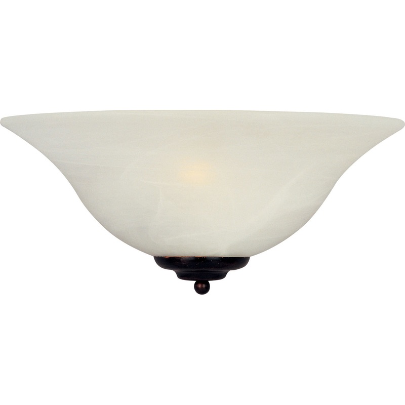 Maxim 20582MROI Essentials - 2058x One Light Wall Sconce, Oil Rubbed Bronze