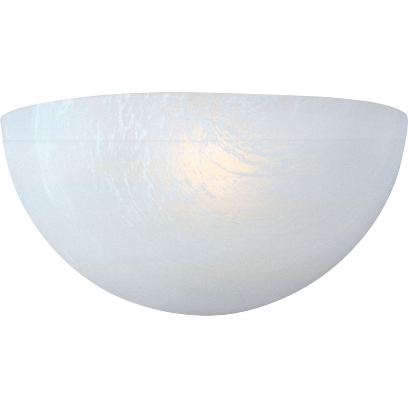 Maxim 20585MRWT Essentials - 20585 One Light Wall Sconce, White