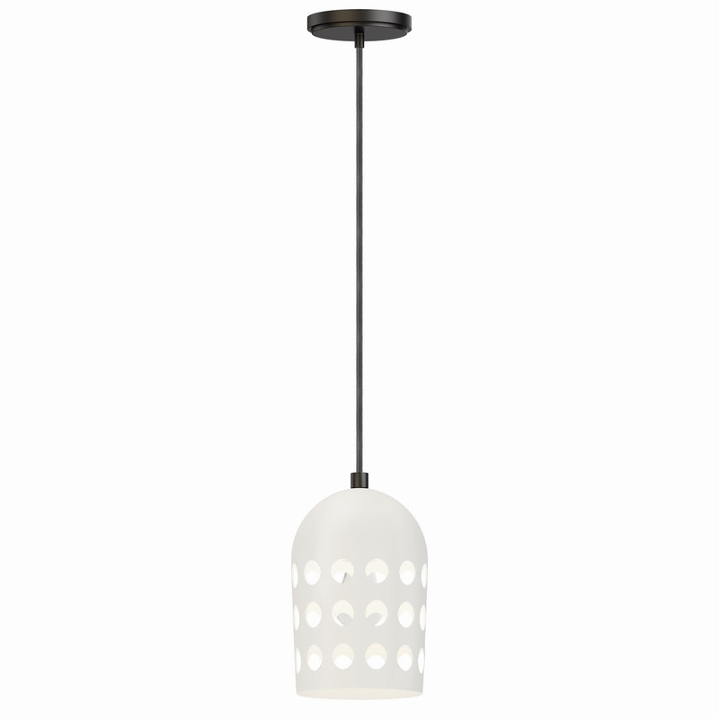 Maxim 21242WTBK Dottie One Light Pendant, Black