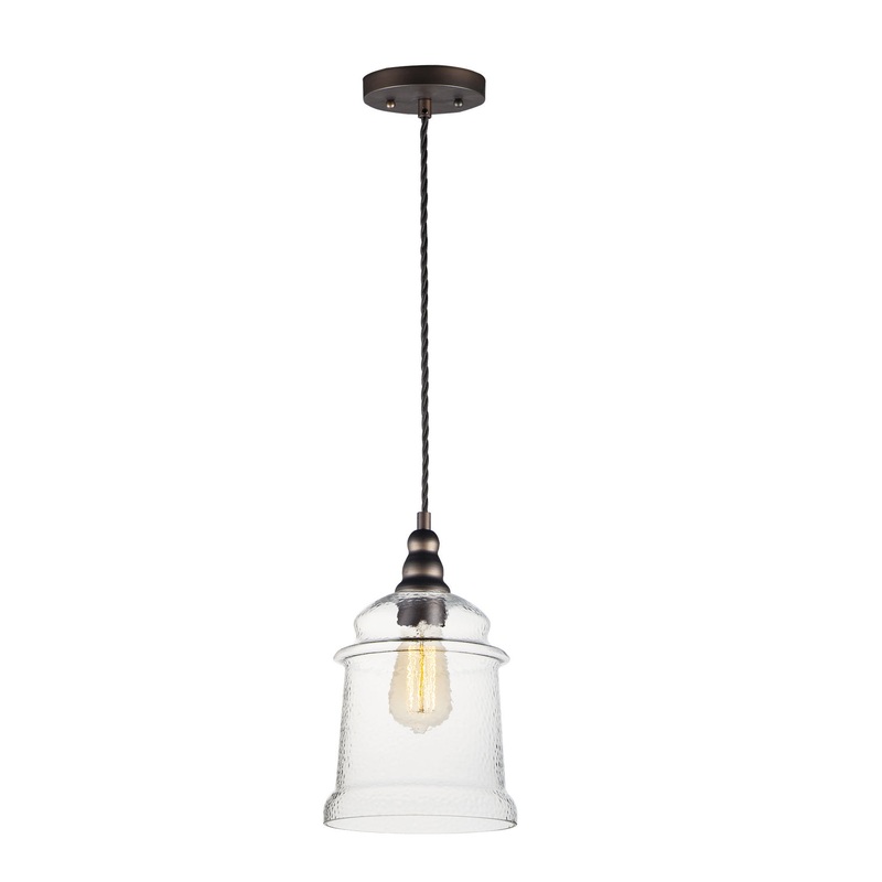 Maxim 21579HMOI Revival One Light Mini Pendant, Oil Rubbed Bronze