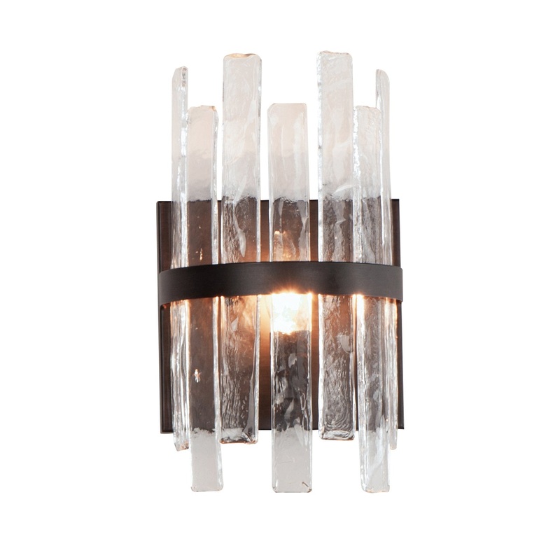 Maxim 21839AGDBZ Warren One Light Wall Sconce, Dark Bronze