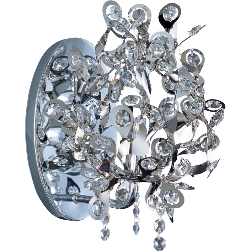 Maxim 24202BCPC Comet One Light Wall Sconce, Polished Chrome