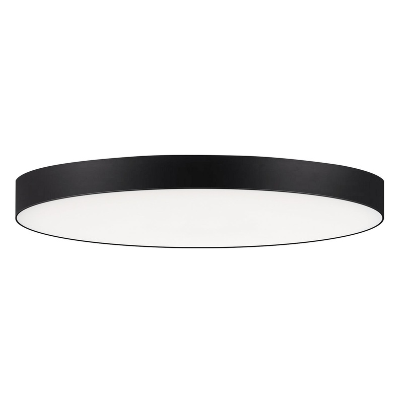 Maxim 57663WTBK Trim LED Flush Mount, Black