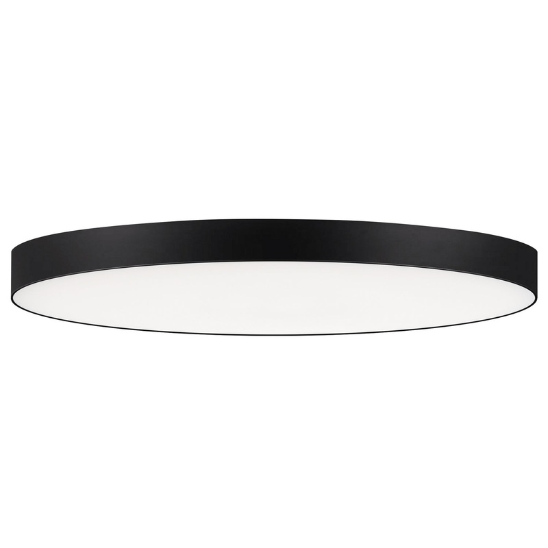 Maxim 57670WTBK Trim LED Flush Mount, Black
