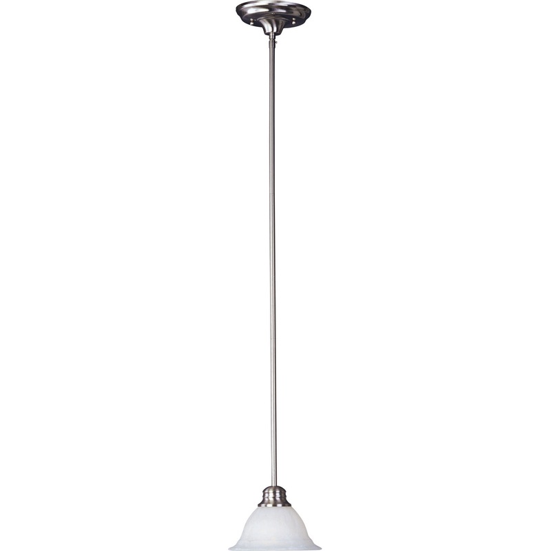 Maxim 91066MRSN Mini Pendants One Light Mini Pendant, Satin Nickel