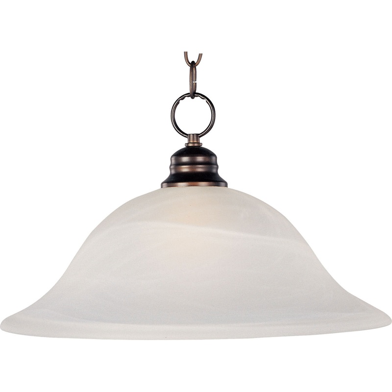 Maxim 91076MROI Essentials - 9106x One Light Pendant, Oil Rubbed Bronze