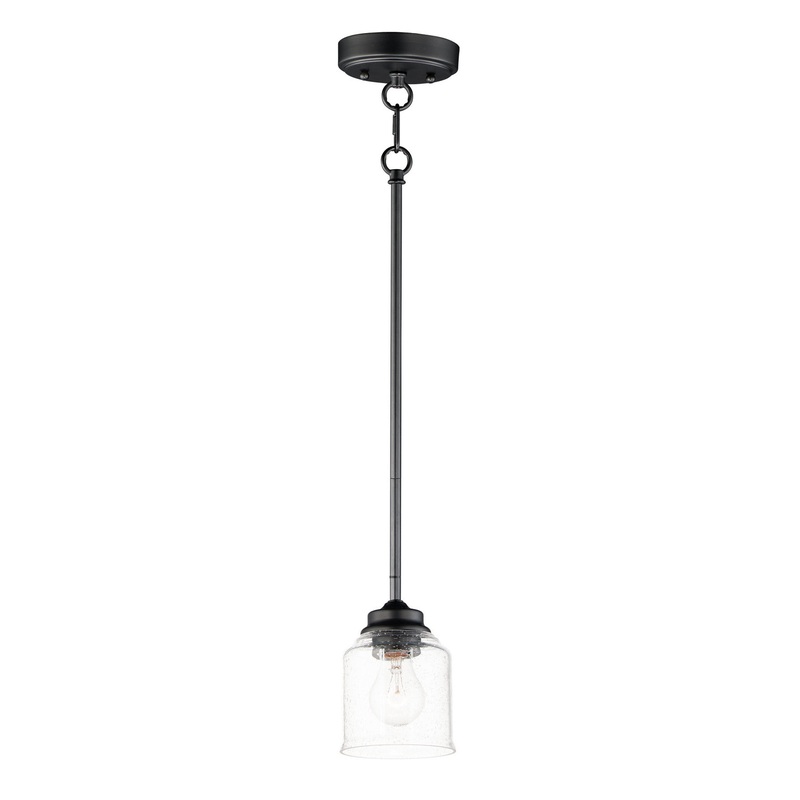 Maxim 91260CDBK Acadia One Light Pendant, Black