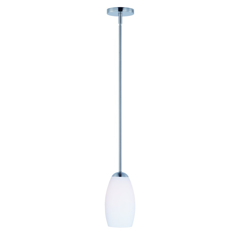 Maxim 91650SWSN Taylor One Light Mini Pendant, Satin Nickel