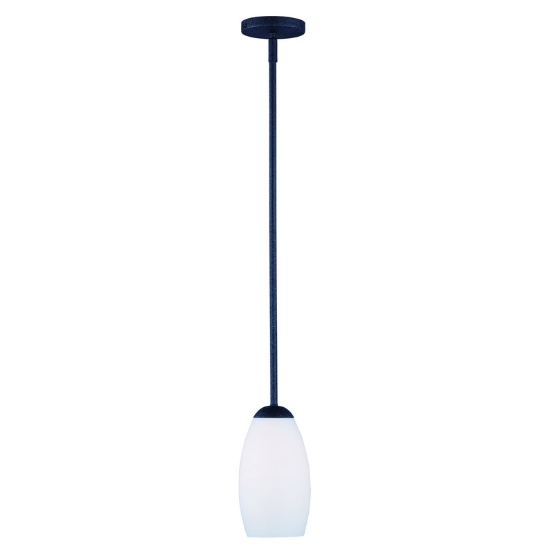 Maxim 91650SWTXB Taylor One Light Mini Pendant, Textured Black
