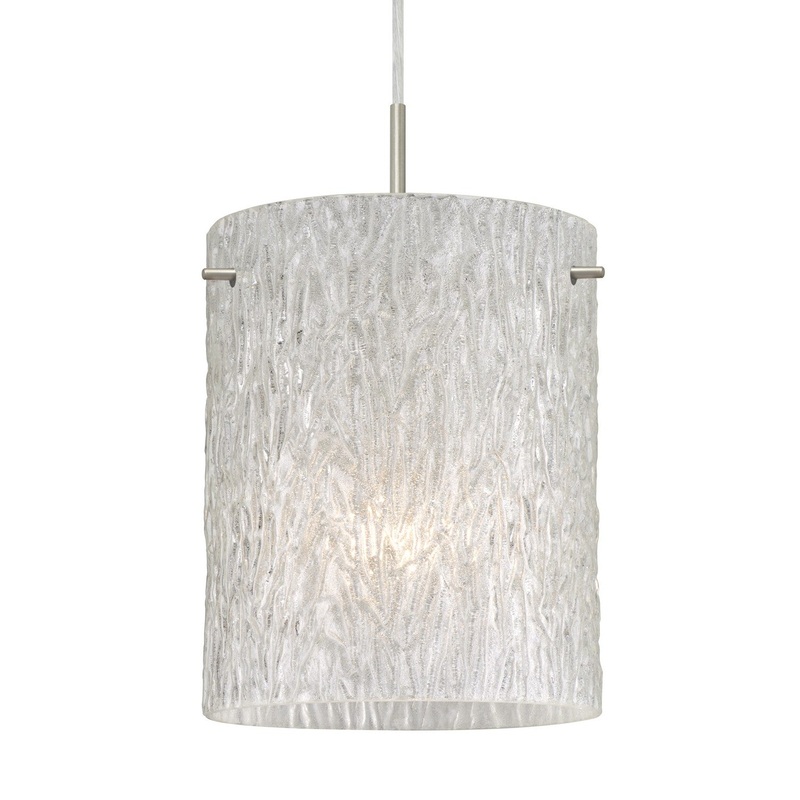 Besa 1JC-4006GL-SN Besa Tamburo 8 Pendant One Light Pendant Black