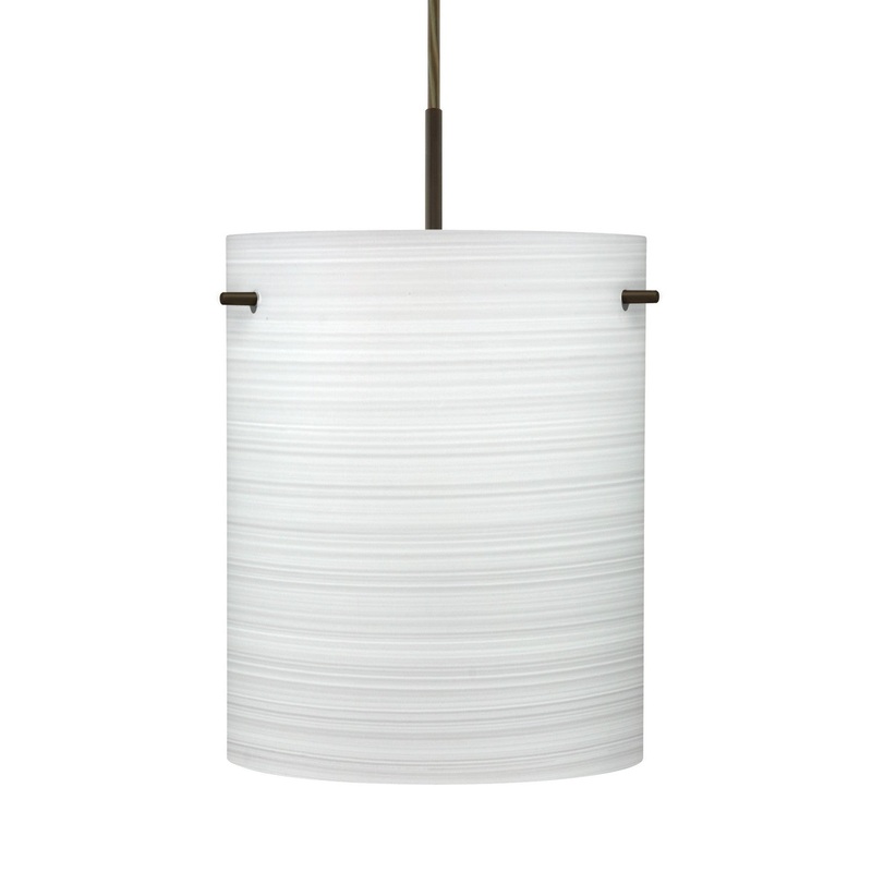 Besa 1JC-4006KR-BR Besa Tamburo 8 Pendant One Light Pendant Bronze