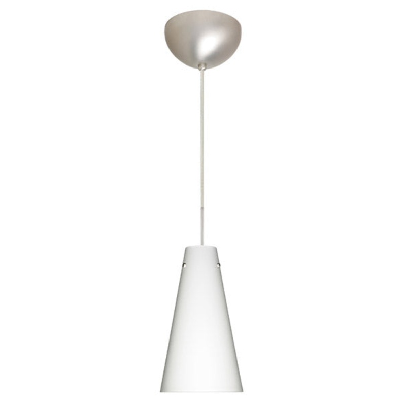 Besa 1JC-412407-SN Cierro One Light Pendant Satin Nickel