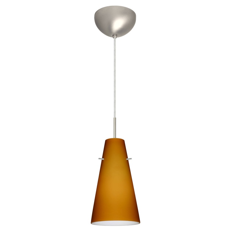 Besa 1JC-412480-SN Cierro One Light Pendant Satin Nickel