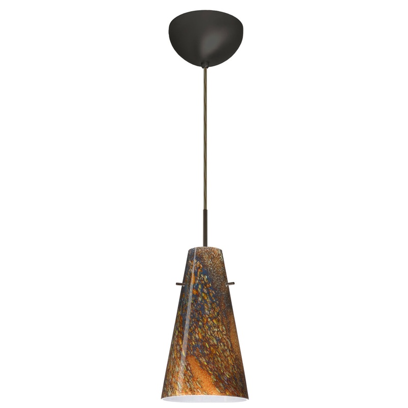 Besa 1JC-4124CE-BR Cierro One Light Pendant Bronze (Discontinued)