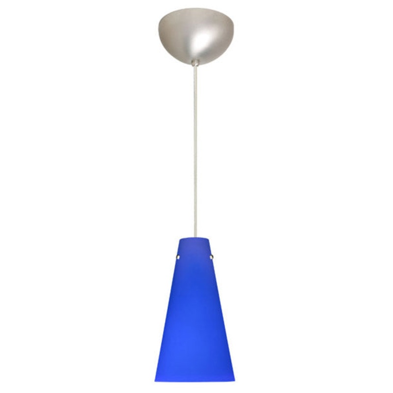 Besa 1JC-4124CM-SN Cierro One Light Pendant Satin Nickel