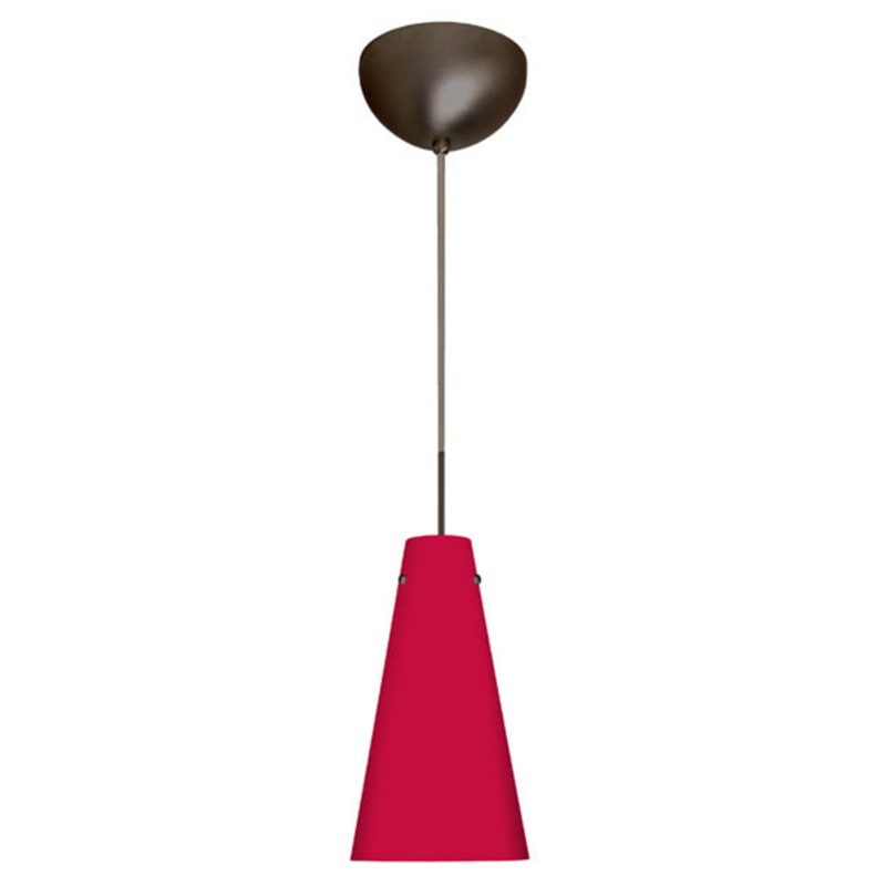 Besa 1JC-4124RM-BR Cierro One Light Pendant Bronze