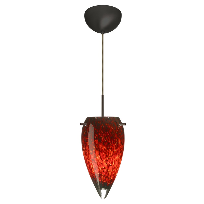 Besa 1JC-412541-LED-BR Juli One Light Pendant Bronze (Discontinued)