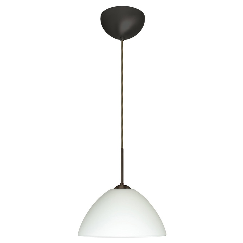 Besa 1JC-420107-LED-BR Tessa One Light Pendant Bronze