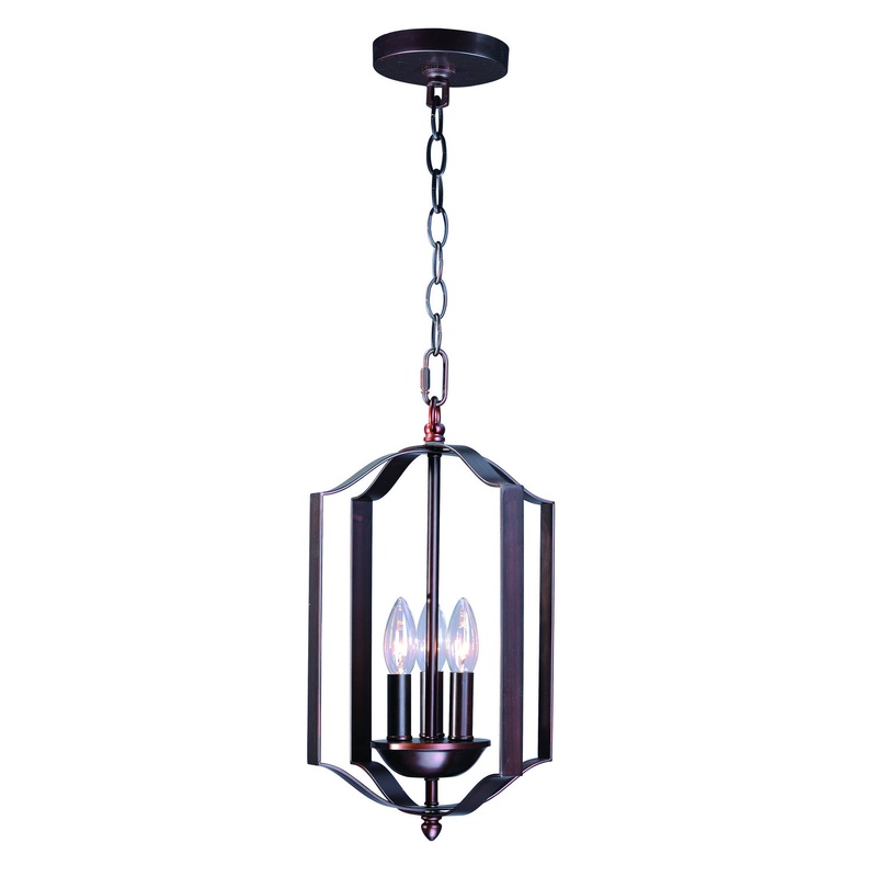 Maxim 10035OI Provident Three Light Chandelier, Oil Rubbed Bronze