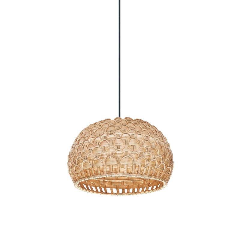Maxim 14411NABK Tahiti One Light Pendant, Black