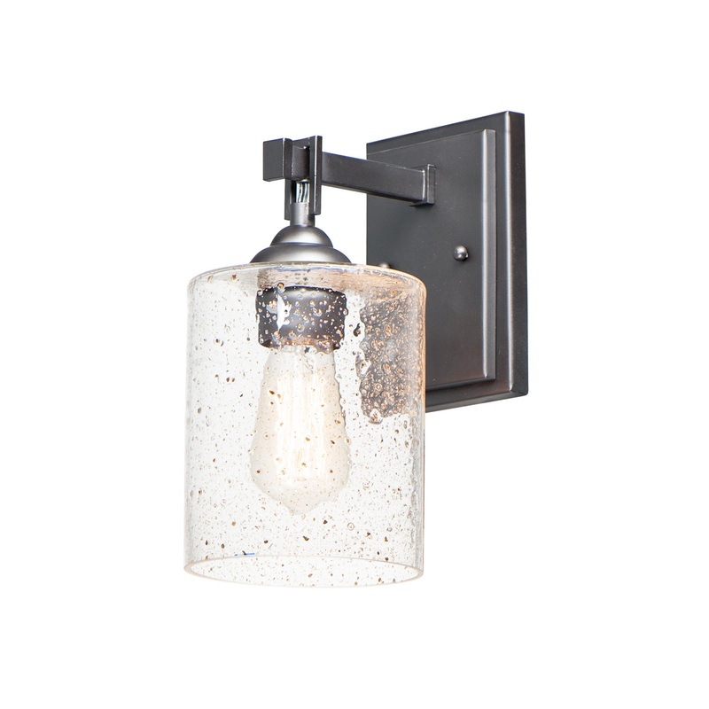 Maxim 25271SSBZ Stonehenge One Light Wall Sconce, Bronze
