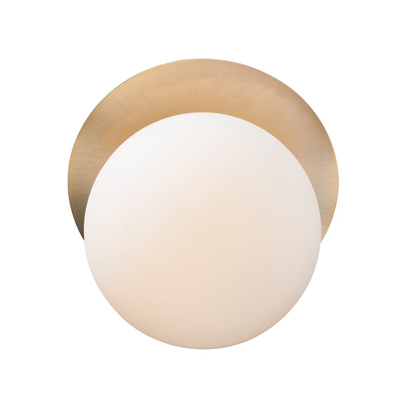 Maxim 26033SWSBRBK Vesper One Light Wall Sconce, Satin Brass / Black