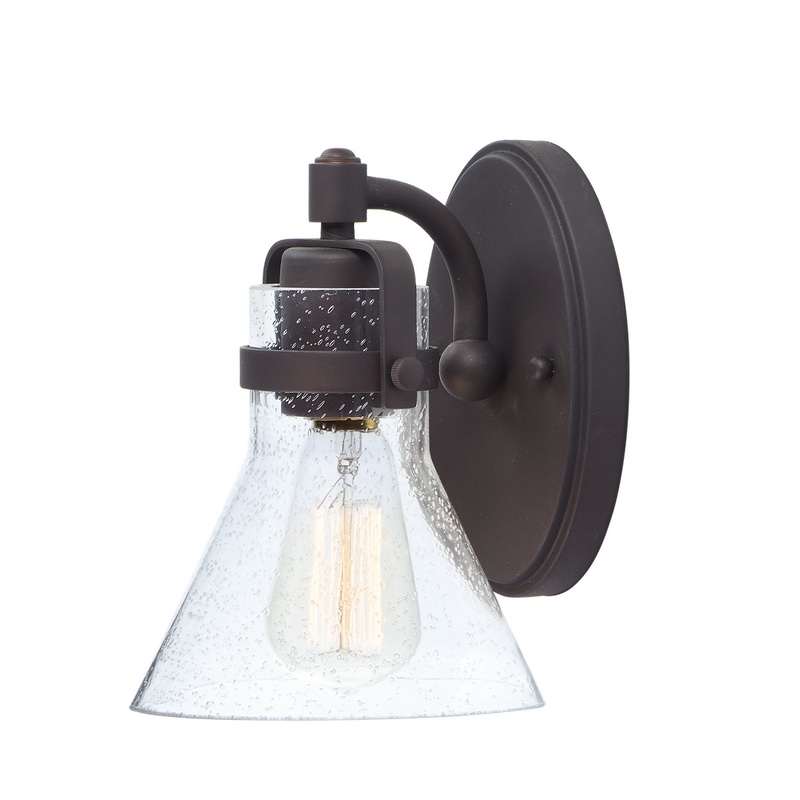 Maxim 26111CDOI Seafarer One Light Bath Vanity, Oil Rubbed Bronze
