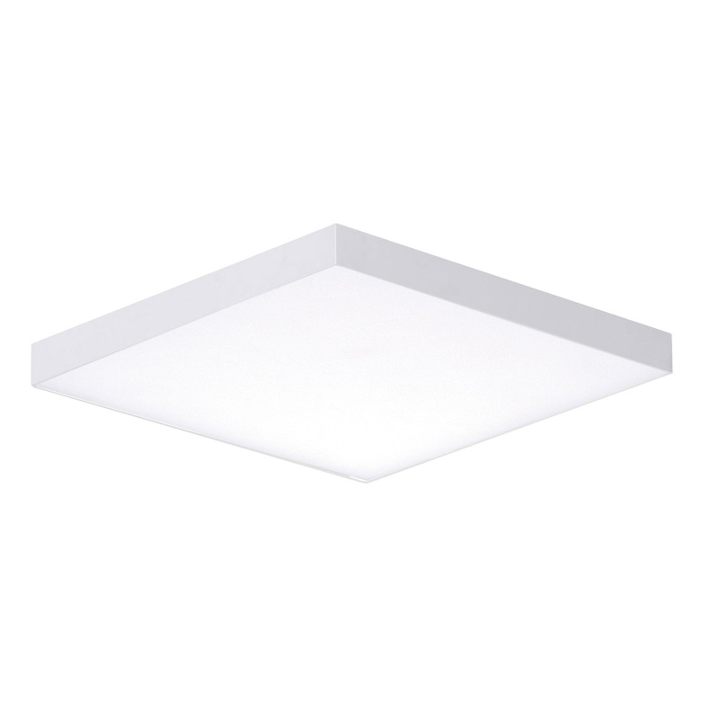 Maxim 57667WTWT Trim LED Flush Mount, White