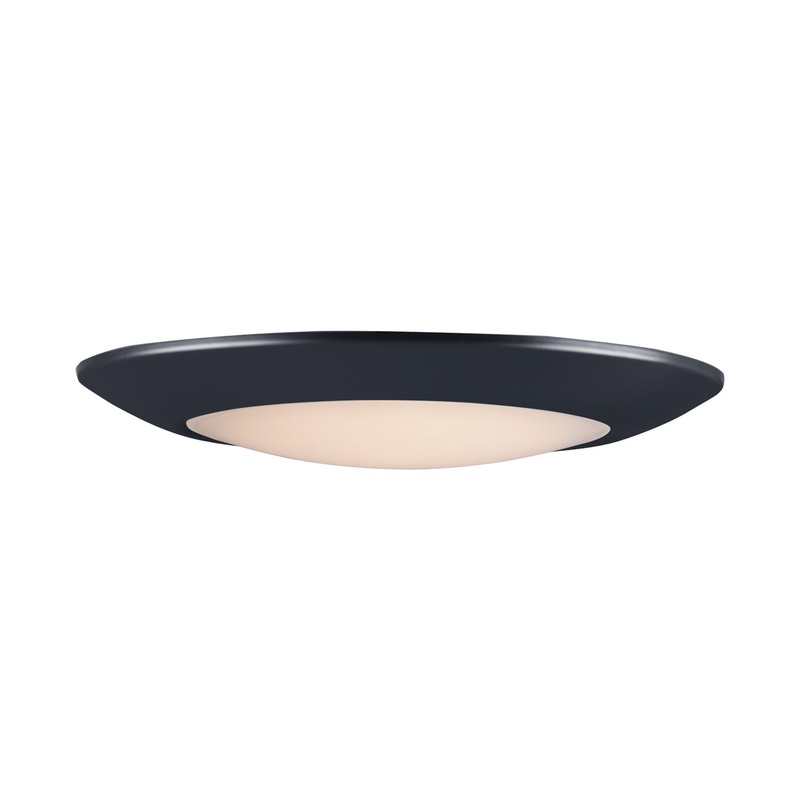 Maxim 57855WTBK Diverse LED Flush Mount, Black