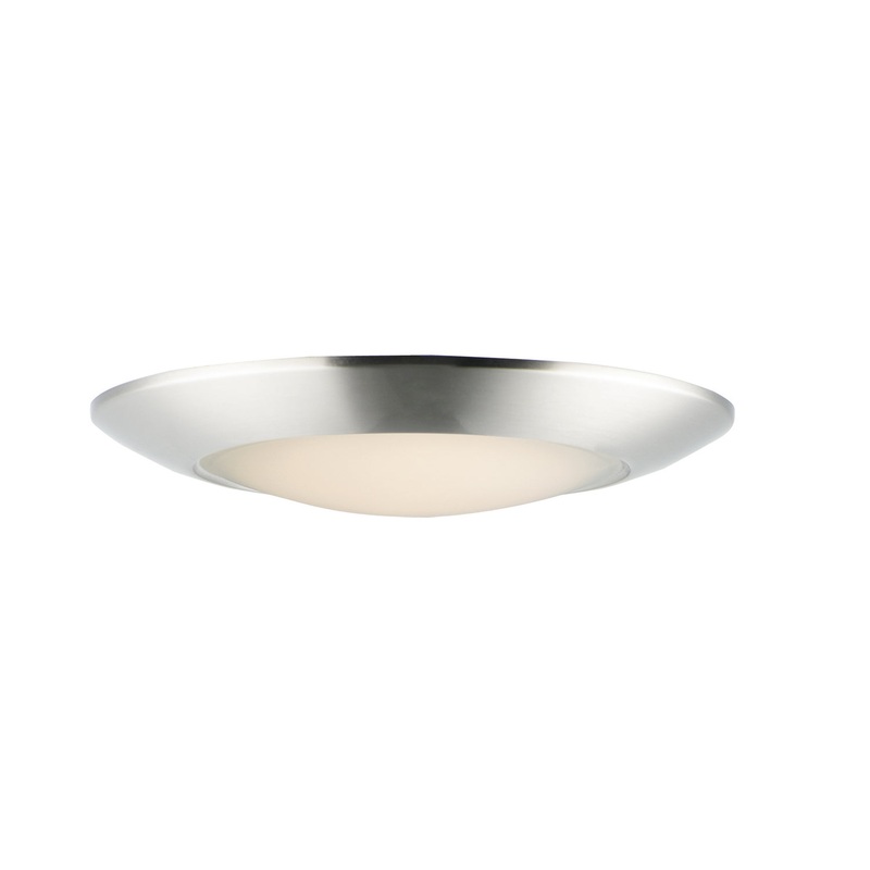 Maxim 57855WTSN Diverse LED Flush Mount, Satin Nickel