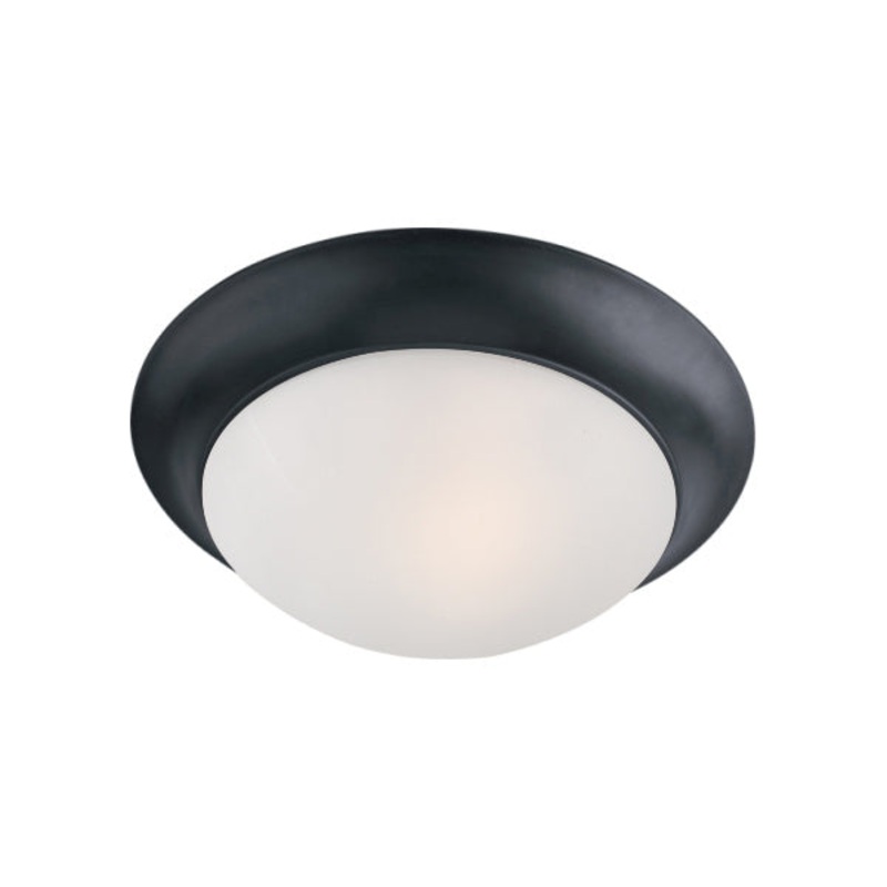 Maxim 5852FTBK Essentials - 585x Three Light Flush Mount, Black