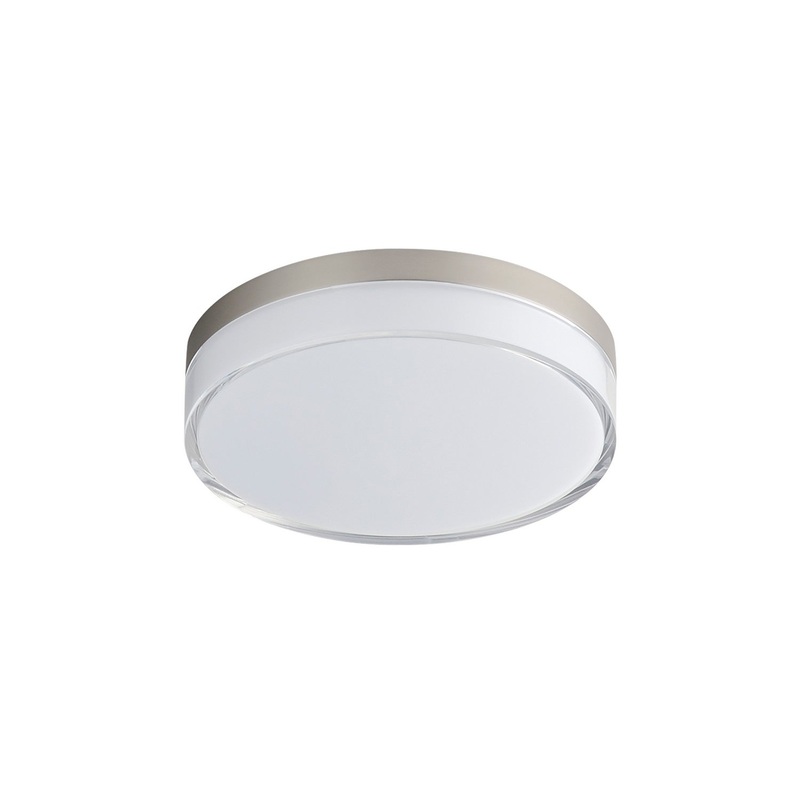 Maxim 59762CLFTSN Edge LED Flush Mount, Satin Nickel