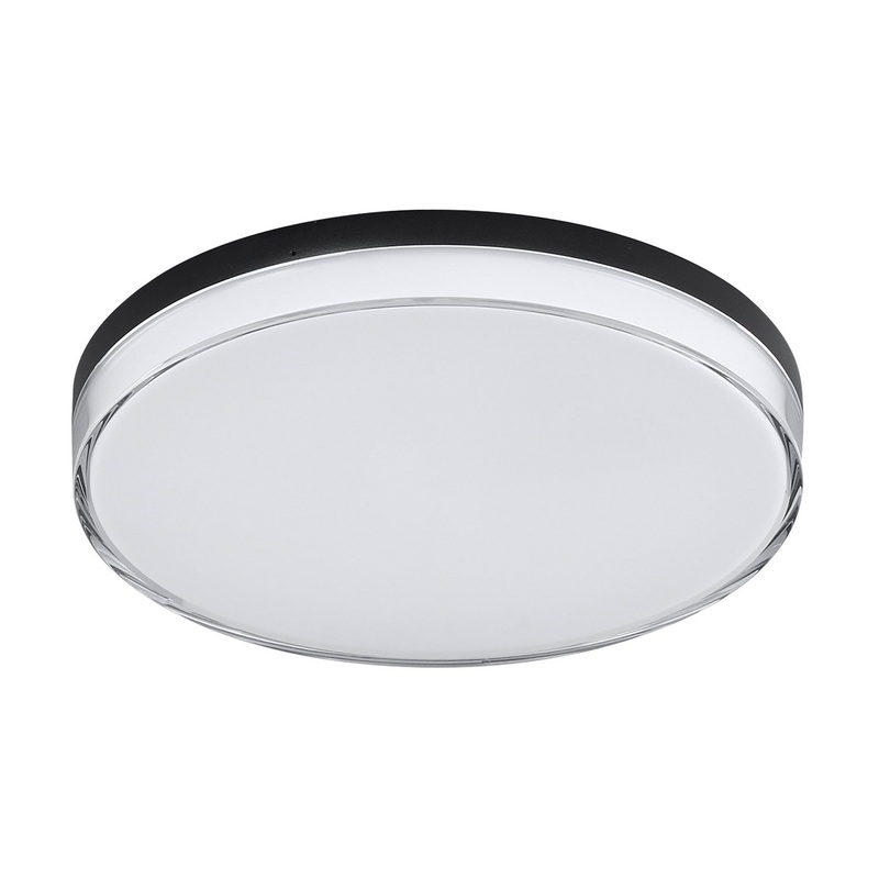 Maxim 59764CLFTBK Edge LED Flush Mount, Black