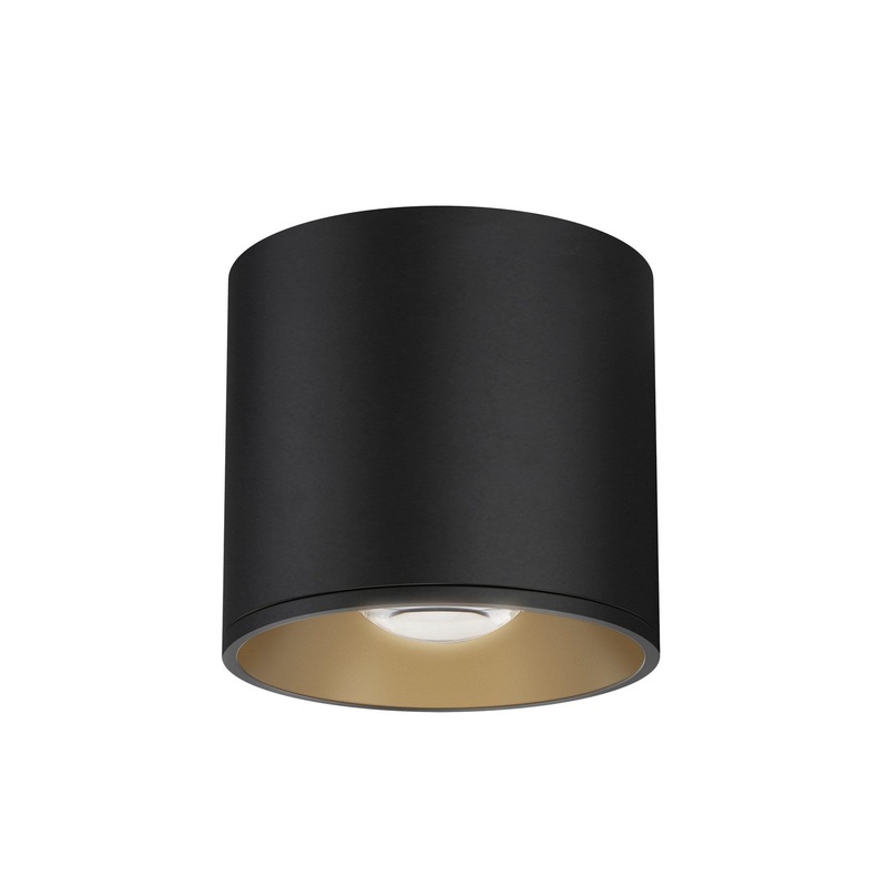 Maxim 86212BK Stout LED Flush Mount, Black