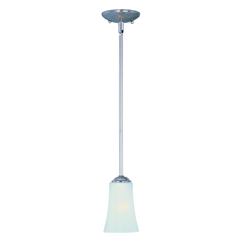 Maxim 92040FTSN Logan One Light Mini Pendant, Satin Nickel