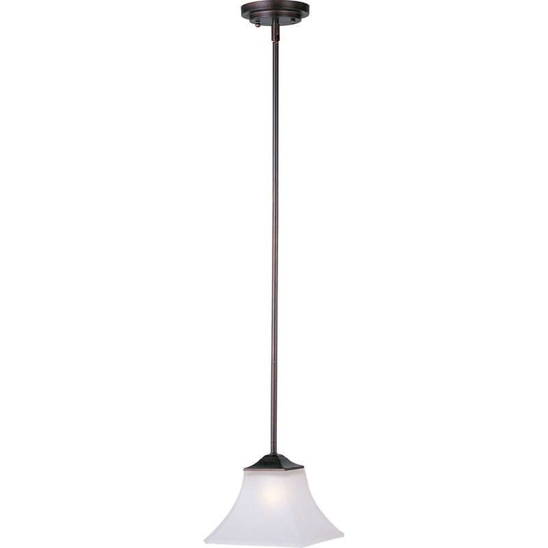 Maxim 92090FTOI Aurora One Light Mini Pendant, Oil Rubbed Bronze