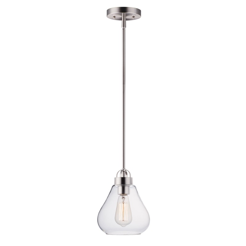 Maxim 10091CLSN Dianne One Light Pendant, Satin Nickel