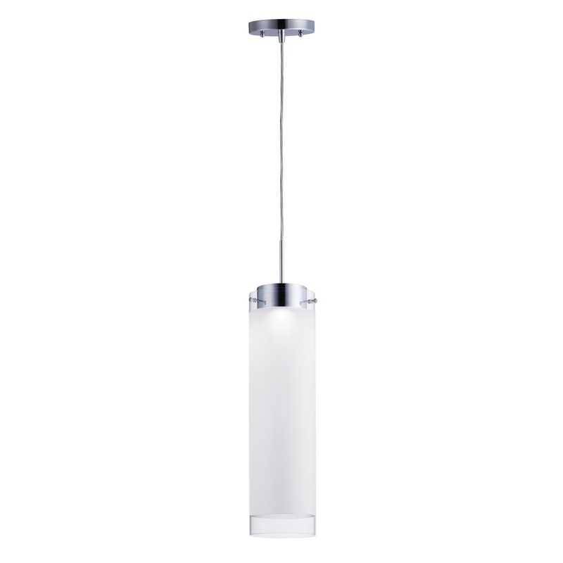 Maxim 10196CLFTPC Scope LED Pendant, Polished Chrome