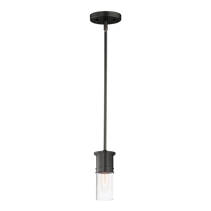 Maxim 10362CDBK Rexford One Light Mini Pendant, Black