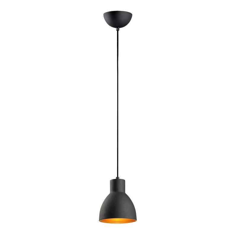 Maxim 11020BKGLD Cora One Light Pendant, Black / Gold