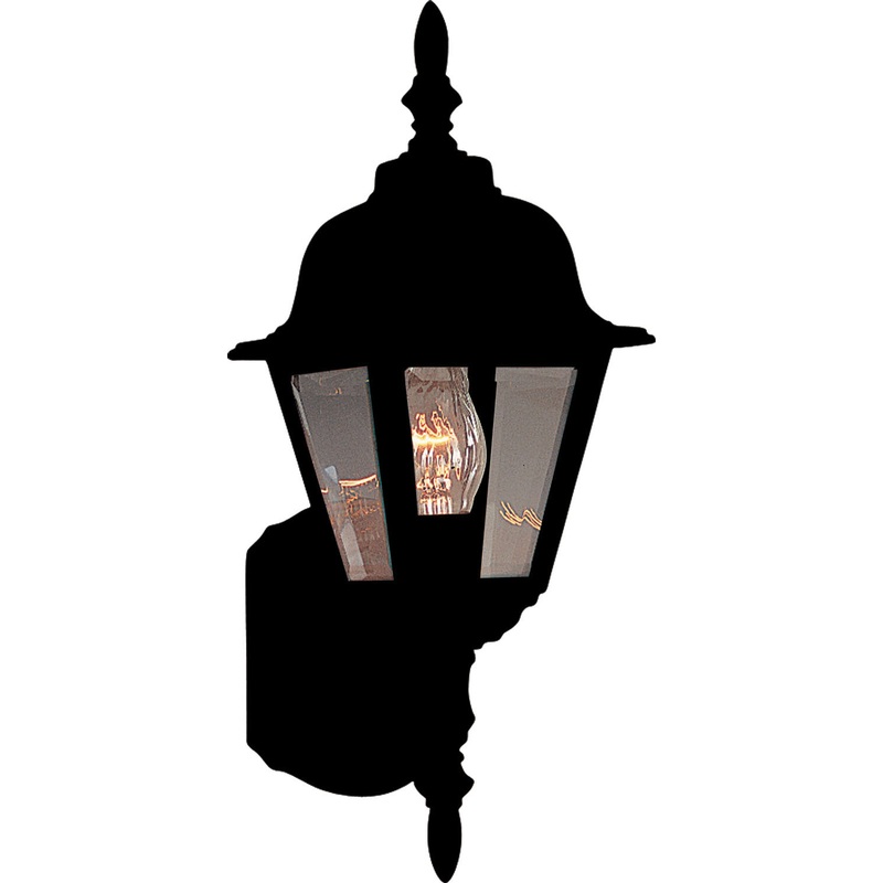 Maxim 3005CLBK Builder Cast One Light Outdoor Wall Lantern, Black