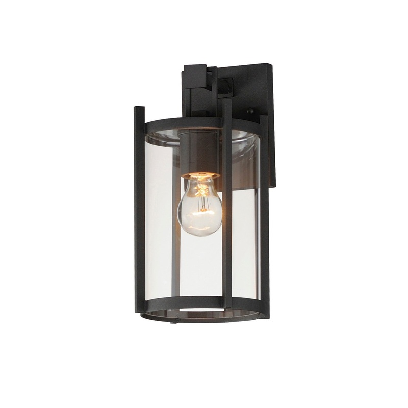 Maxim 30062CLBK Belfry One Light Outdoor Wall Sconce, Black