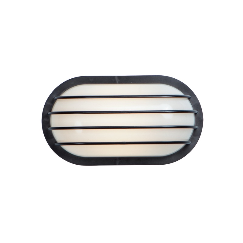 Maxim 51110FTBK Bulwark LED Outdoor Wall Sconce, Black