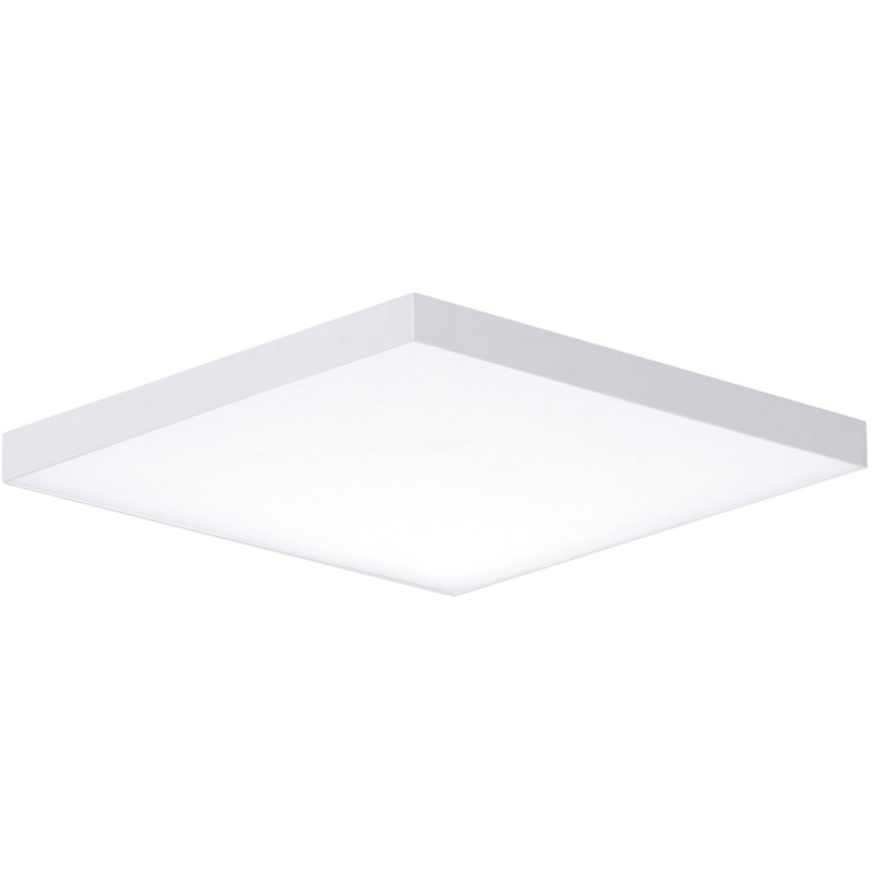 Maxim 57669WTWT Trim LED Flush Mount, White
