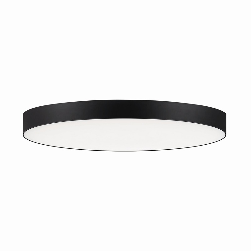 Maxim 57884WTBK Trim - 0-10 V LED Flush Mount, Black