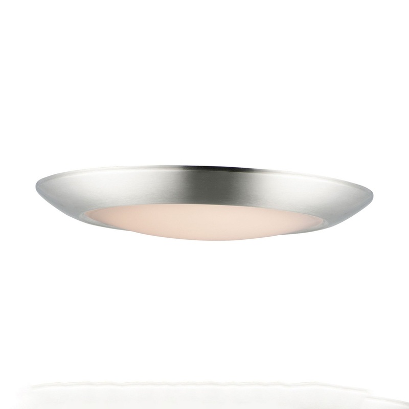 Maxim 57933WTSN Diverse LED Flush Mount, Satin Nickel