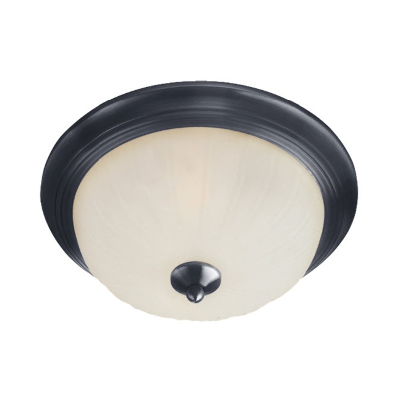 Maxim 5832FTBK Essentials - 583x Three Light Flush Mount, Black