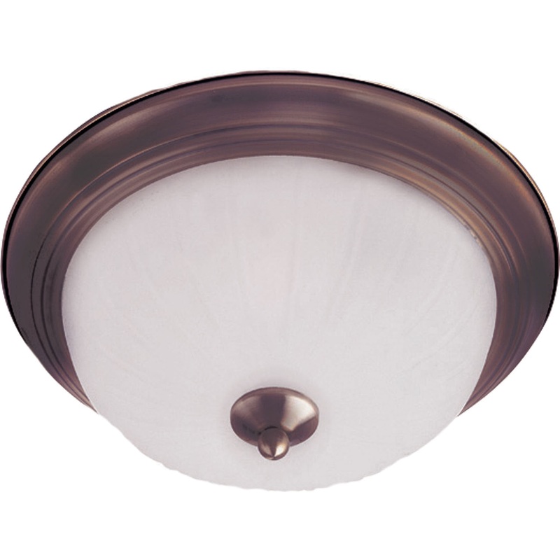 Maxim 5832FTOI Essentials - 583x Three Light Flush Mount, Oil Rubbed Bronze