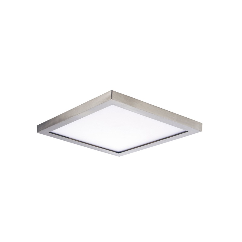 Maxim 58724WTSN Wafer LED Flush Mount, Satin Nickel